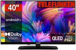 Telewizor AndroidTV 40" Qled Telefunken D40Q751X2CW DVBT2 FullHD