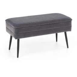 ławka velva popielaty/czarny halmar