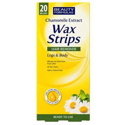 Beauty Formulas Wax Strips Plastry do depilacji