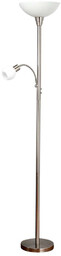 Lindby - Elaina Lampa Podłogowa Nickel/White