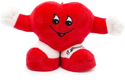 Czerwone Pluszowe Serce 15 Cm