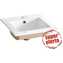 Umywalka 42x18x42 cm meblowa jednokomorowa biała mat ,