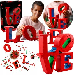 Lego Art 31214 Napis Love Klocki Walentynki Dzień