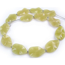 Jadeit Piękny Naszyjnik Srebro