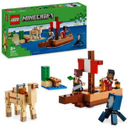 LEGO Minecraft, klocki, Rejs statkiem pirackim, 21259