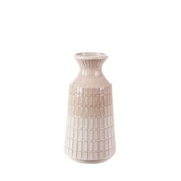 Eurofirany Wazon dekoracyjny 16x31 Edna kremowy