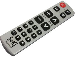 Pilot TV dla seniora SeKi Easy Plus Srebrny/czarny