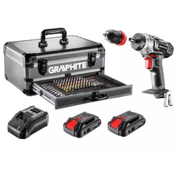 Graphite Zestaw Energy+ w walizce aluminiowej: wiertarko-wkrętarka