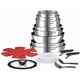 Zestaw garnków i patelni Ingenio Emotion szpatułki indukcja