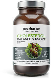 Big Nature Cholesterol Balance Support, 90 kapsułek