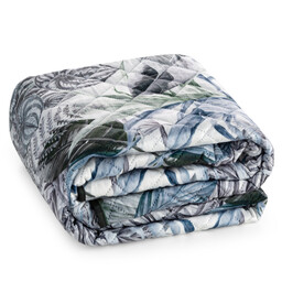 Design 91 Narzuta dekoracyjna 170x210 Davos 2 zielona