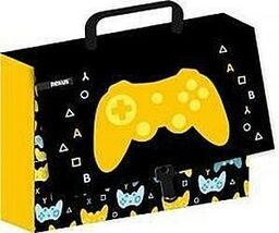 Teczka z rączką walizeczka NO NAME GRA/PIŁKA 1szt.