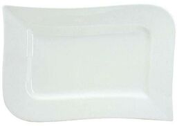 AMBITION Talerz płytki porcelanowy FALA - 41x26.5 cm