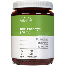 Wild Yam (Dziki pochrzyn) 500 mg, Vitalers, 60