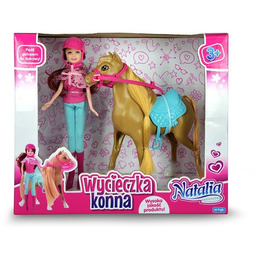 Natalia, lalka z koniem