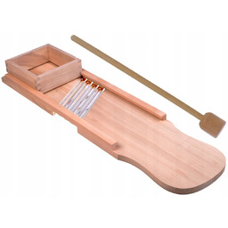 Drewniana szatkownica Duża XXL z tłuczkiem do kapusty