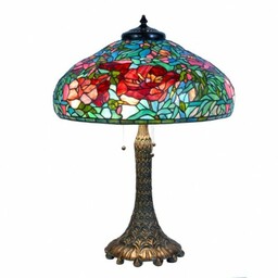 Lampa Stołowa Tiffany w Kwiaty B Clayre &