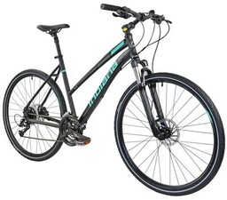 INDIANA Rower crossowy X-Cross 3.0 D21 damski Czarno-turkusowy