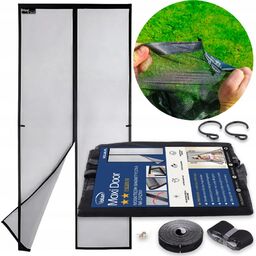 Moskitiera premium z włókna szklanego na drzwi balkonowe