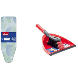 Vileda Zestaw 2produkty Pokrowiec Premium 2in1 + Szufelka