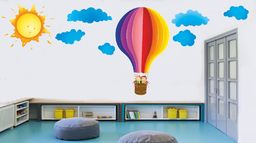 Bajkowy balon ze słońcem