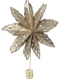CHRISTMAS DECORATION Gwiazda 30 cm Złoty