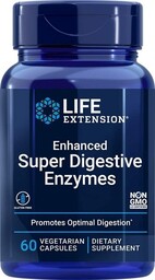 Super Enzymy Trawienne, Life Extension, 60 kapsułek