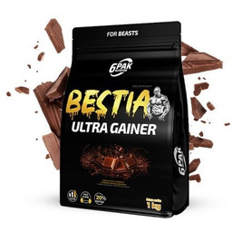 6Pak Bestia Ultra Gainer 1000G Czekolada