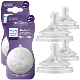 Smoczki do butelki PHILIPS AVENT SCY962/02, 4 szt