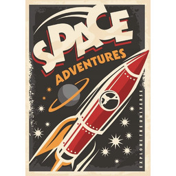 PUZZLE Kosmos Planety Galaxy A3 252 el