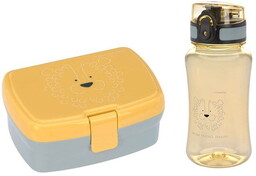 Lassig Zestaw Lunchbox tritanowa butelka bidon Lew
