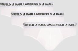 KARL LAGERFELD Białe slipy męskie 3PACK