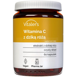 Witamina C z dziką różą 1000 mg, Vitalers,