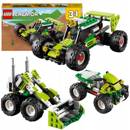 Łazik Terenowy Zestaw Lego Creator 3w1 Wyścigówka Auto