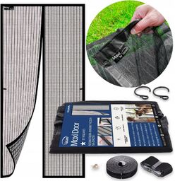 Moskitiera premium na drzwi balkonowe magnetyczna 80x220 volan