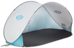 NC3174 JASNOSZARY NAMIOT PLAŻOWY SAMOROZKŁADAJĄCY PODŁOGA NILS CAMP