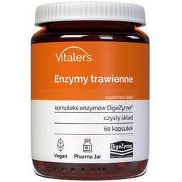 Enzymy trawienne, Vitalers, 60 kapsułek