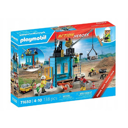 PLAYMOBIL ACTION HEROES 71650 Plac budowy, zestaw