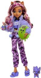 Monster High Upioroparty Lalka Clawdeen Wolf i figurka