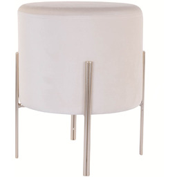 Atmosphera Stołek aksamitny VELVET, 33 cm