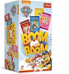 Trefl Boom Boom Psi Patrol Gra Planszowa, Wielokolorowy,