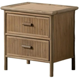 BigBuy Home Bambusowy stolik nocny 48 x 36