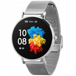 Smartwatch Damski Garett 5904238484500 srebrny bransoleta