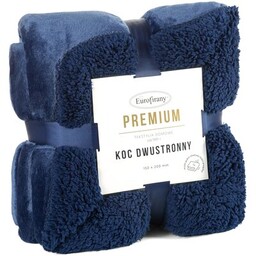 EUROFIRANY Koc Tedy 150 x 200 cm Granatowy