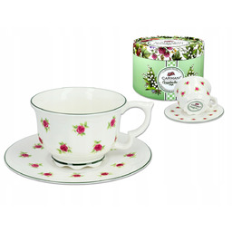 Porcelanowa Filiżanka Babuni Róże 340ml
