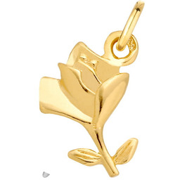 MYNESS Wisiorek zawieszka z różyczką