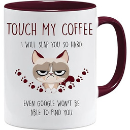 Kubek z kotem, Touch My Coffee, prezenty urodzinowe