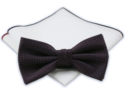 Stylowa mucha + poszetka - Chattier MUCH0258
