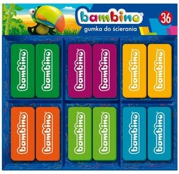 Gumka do mazania BAMBINO mix kolorów 1szt.