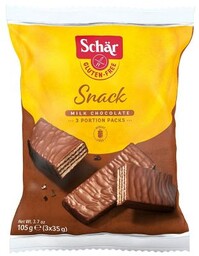 WAFLE BEZGLUTENOWE W POLEWIE CZEKOLADOWEJ 105 G SCHAR